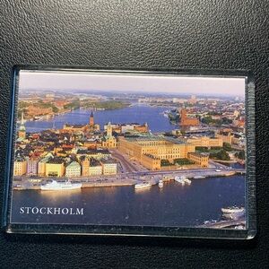 Stockholm Sweden Fridge Magnet Souvenir Richard Ryan Europe